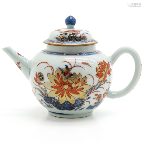 A Chinese Imari Teapot