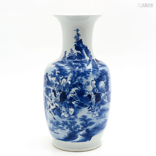 A Chinese Blue and White Vase