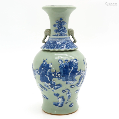 A Chinese Celadon Vase