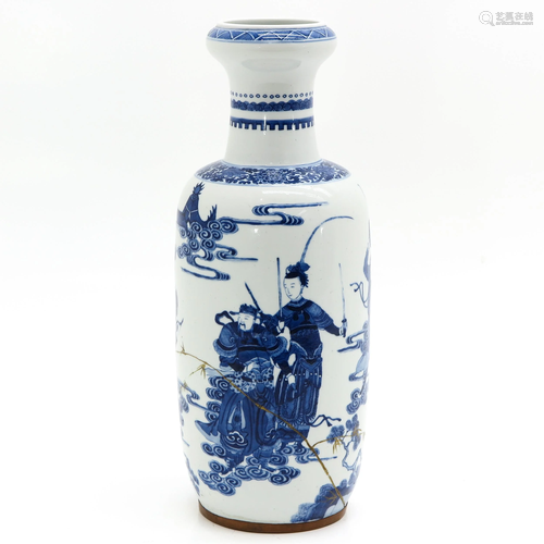 A Chinese Blue and White Vase