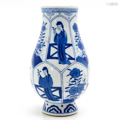 A Chinese Blue and White Vase