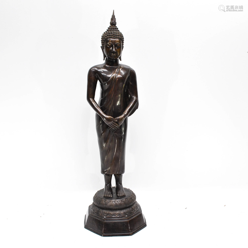 A Bronze Buddha Sculpture