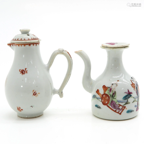 Two Chinese Creamers