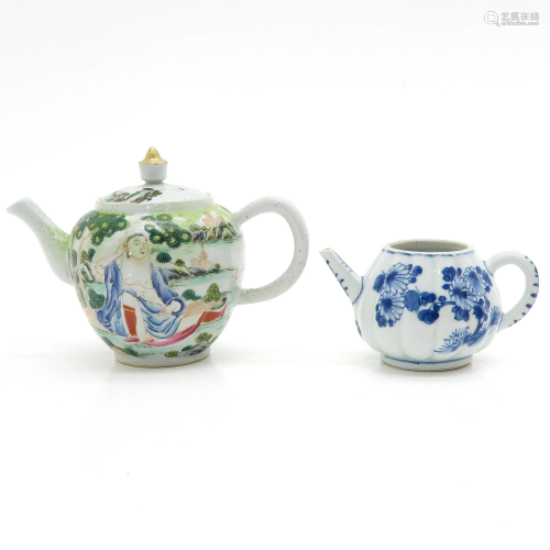 Two Chinese Teapots