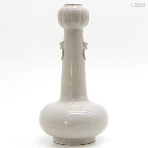 A Chinese Garlic Head Vase