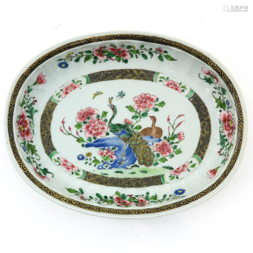 A Chinese Famille Rose Dish