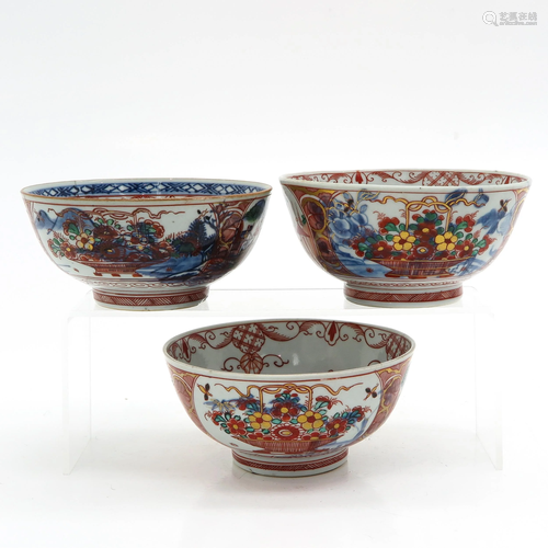 Three Chinese Bowls