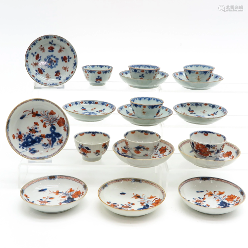 A Collection of Chinese Cups and Saucers