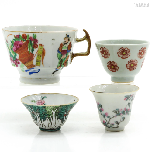 Four Chinese Cups