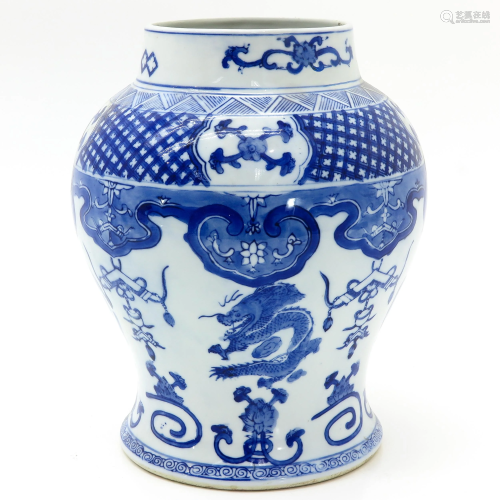 A Chinese Blue and White Vase