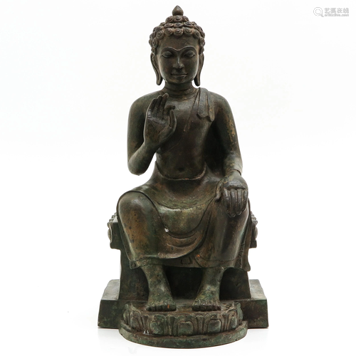 Bronze Seated Buddha