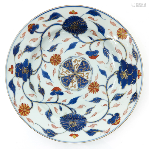 A Chinese Imari Plate