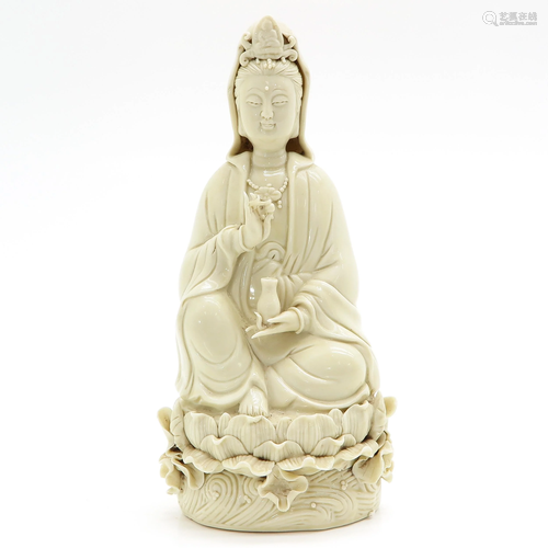 A Chinese Quanyin Sculpture