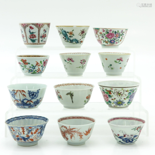 A Collection of Twelve Cups