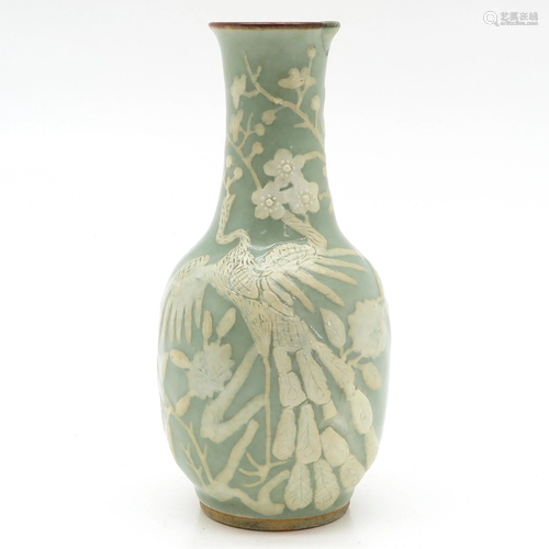 A Chinese Celadon Vase