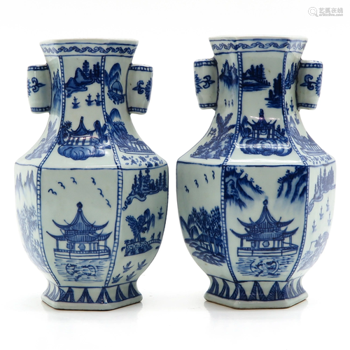 A Pair of Chinese Vases