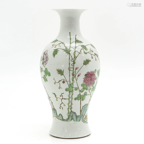 A Chinese Famille Rose Vase