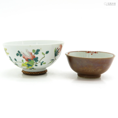 Two Chinese Bowls