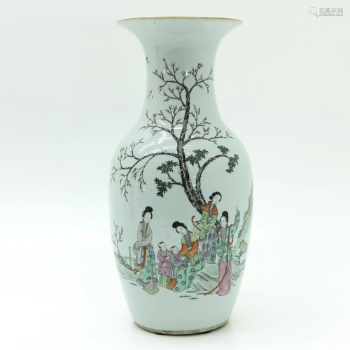 A Famille Rose Vase