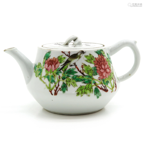 A Chinese Qianjiang Cai Teapot