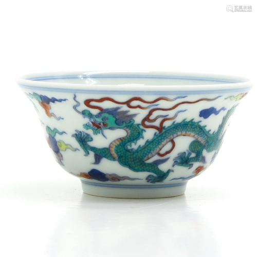 A Chinese Doucai Decor Bowl