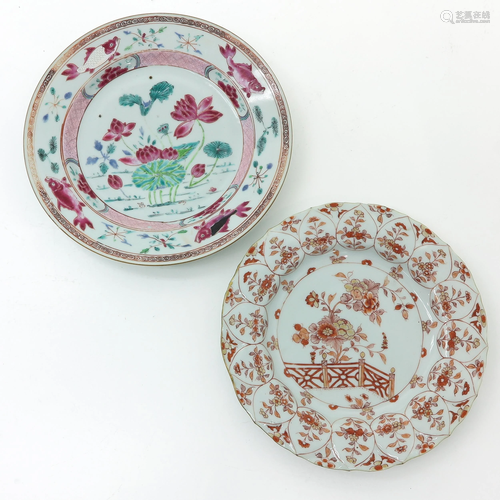 Two Chinese Plates