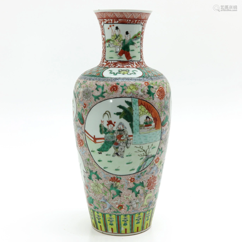 A Famille Verte Vase