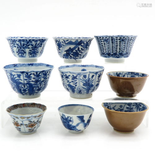 Nine Chinese Cups