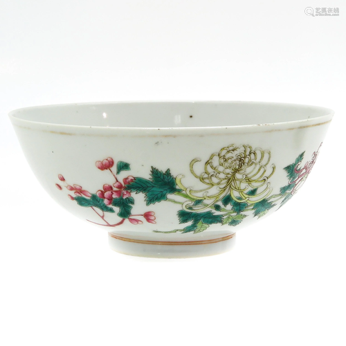 A Chinese Famille Rose Bowl