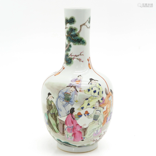 A Chinese Famille Rose Vase