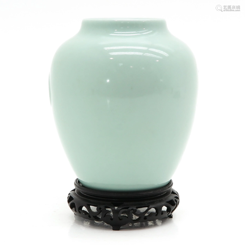 A Celadon Vase