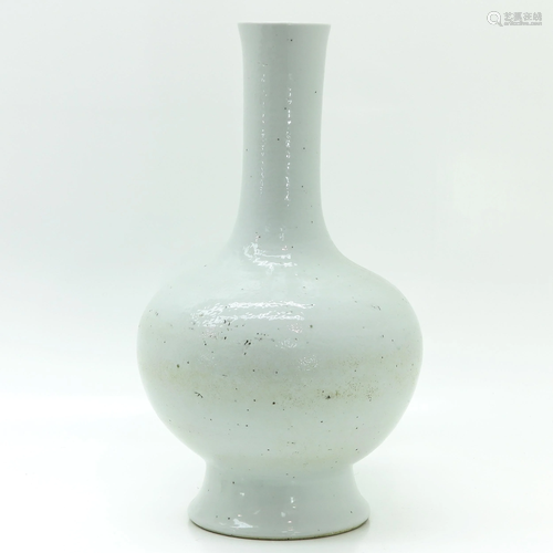 A Chinese Monochrome Bottle Vase