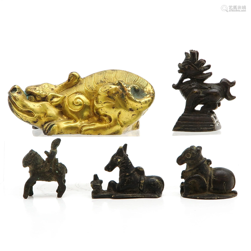 A Collection of Small Chinese Bronzes