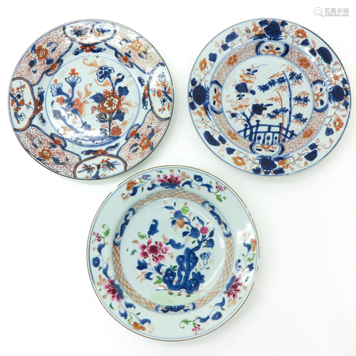 Three Chinese Plates