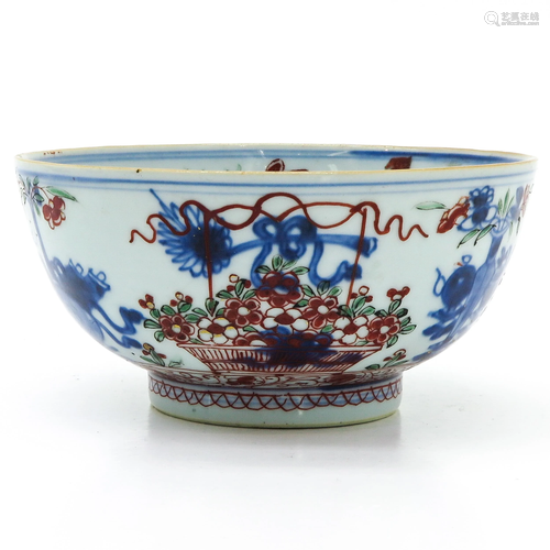 A Chinese Polychrome Decor Bowl