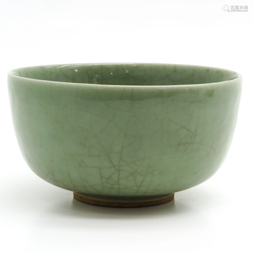 A Large Celadon Bowl