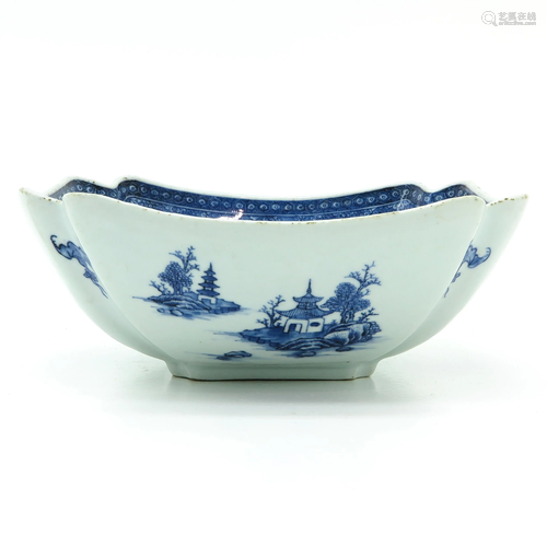 A Chinese Blue and White Dish