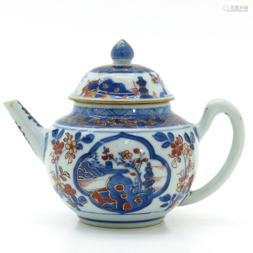 A Chinese Imari Teapot