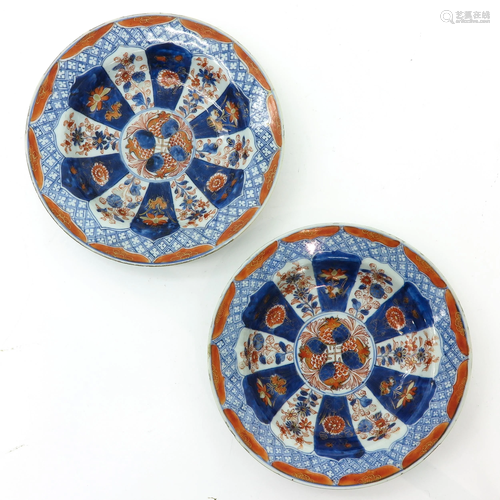 Two Imari Plates