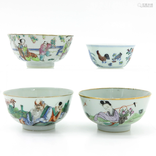 Four Chinese Bowls