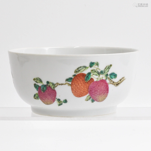 A Chinese Famille Rose Bowl