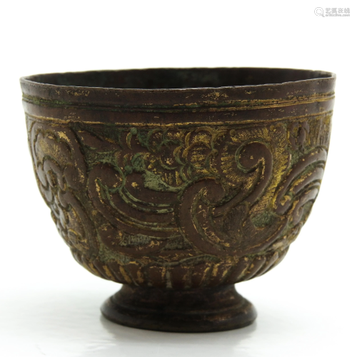 A Tibetan Wine Cup