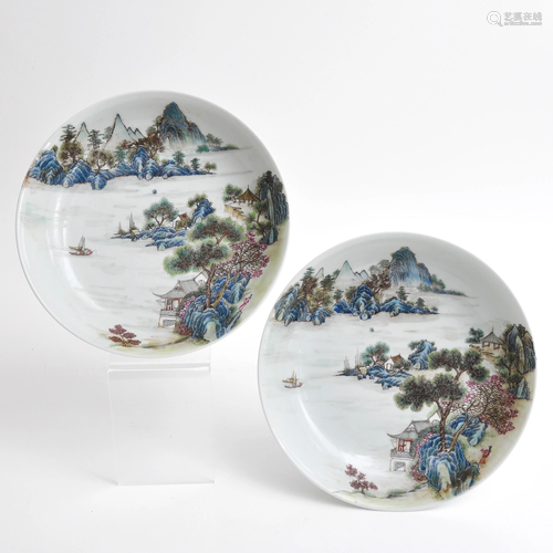 Two Chinese Plates