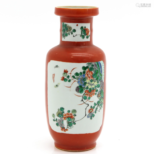 A Famille Verte Vase