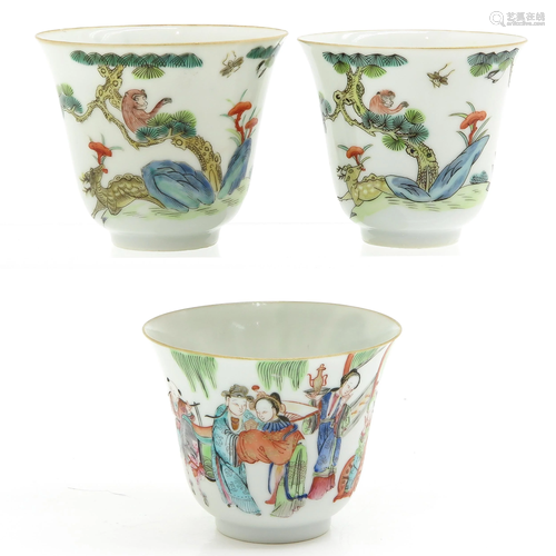 Three Chinese Cups