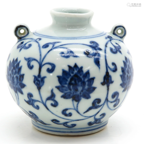 A Blue and White Vase