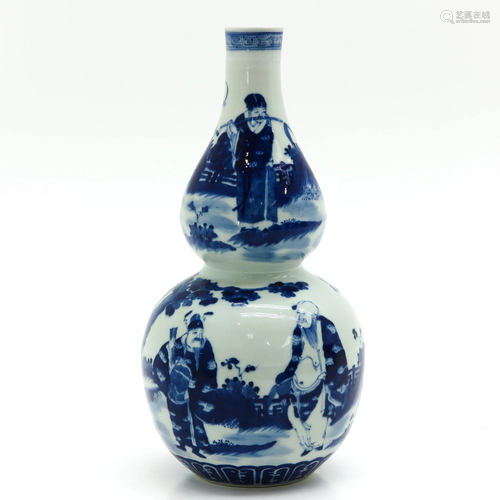 A Chinese Double Gourd Vase