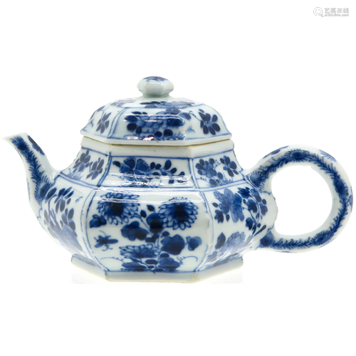 A Chinese Blue and White Teapot