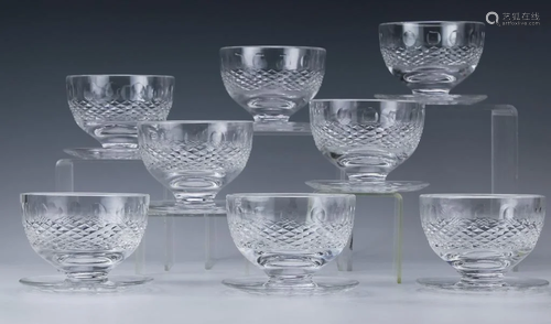 8 Waterford Crystal Colleen Footed Dessert Bowls