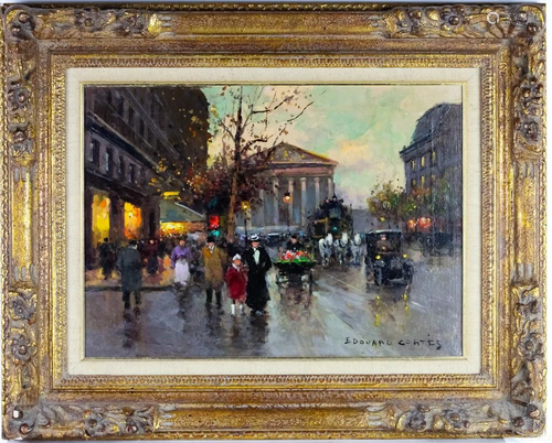 French Parisian Painting after Edouard Leon Cortes